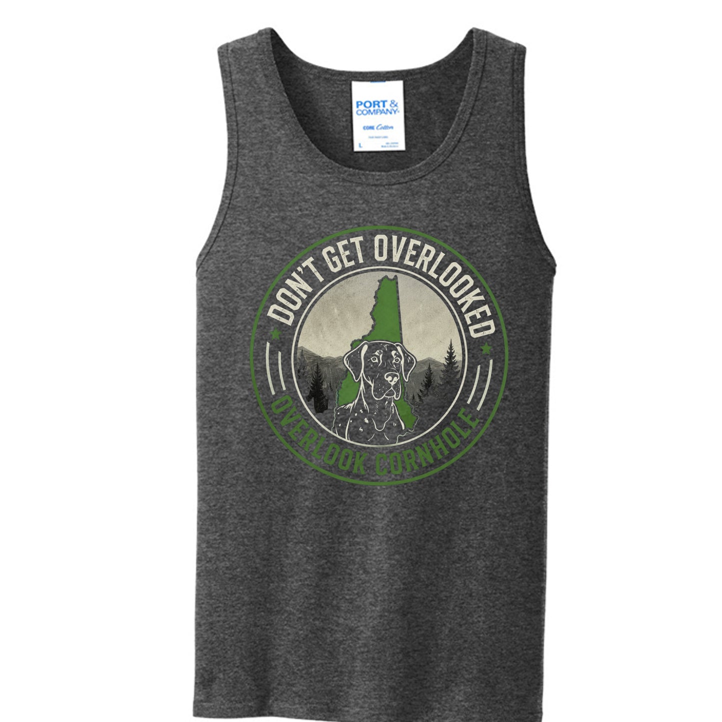 Dark Heather Grey - PC54TT - FRONT